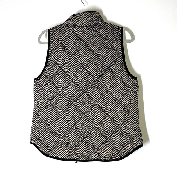 J. Crew Excursion Quilted Down Fill Vest in Herringbone Size Medium - Picture 7 of 9